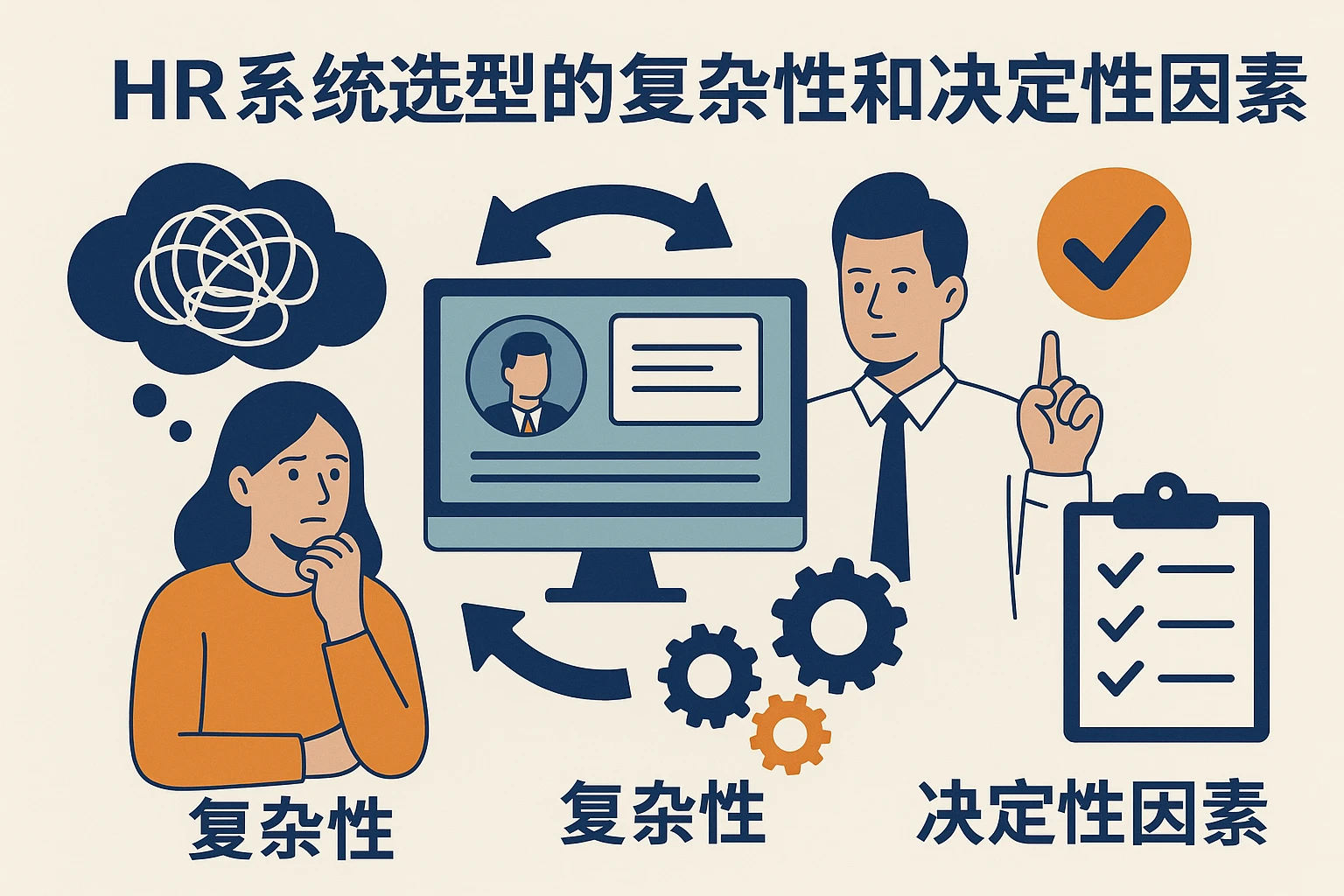 HR系统选型的复杂性和决定性因素