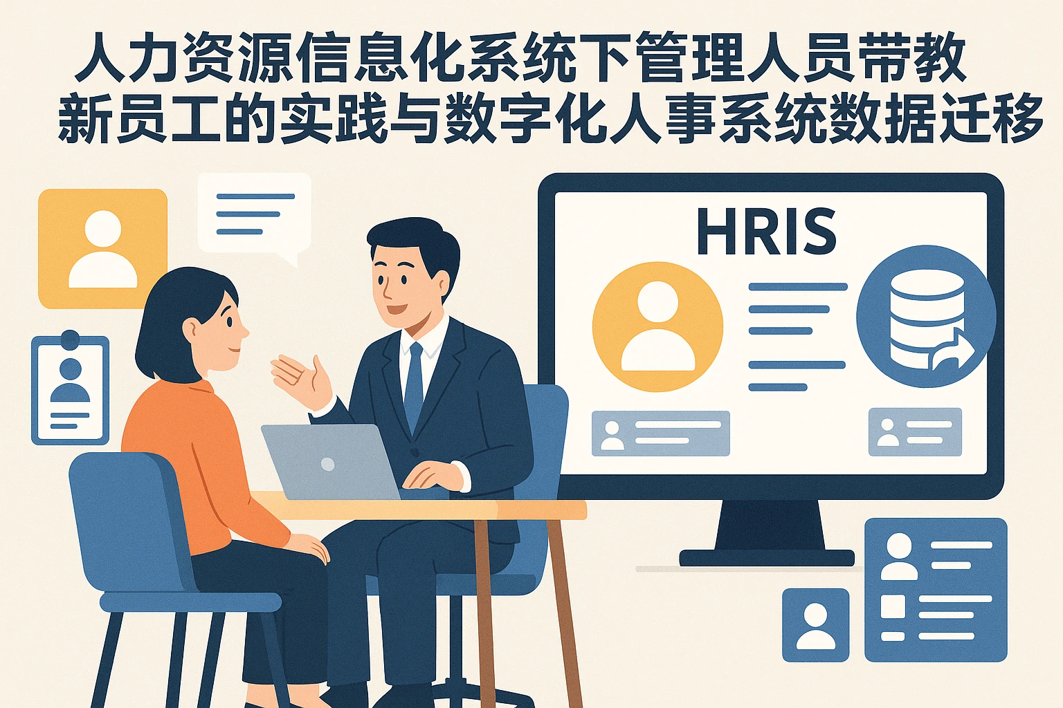 人力资源信息化系统下管理人员带教新员工的实践与数字化人事系统数据迁移探讨