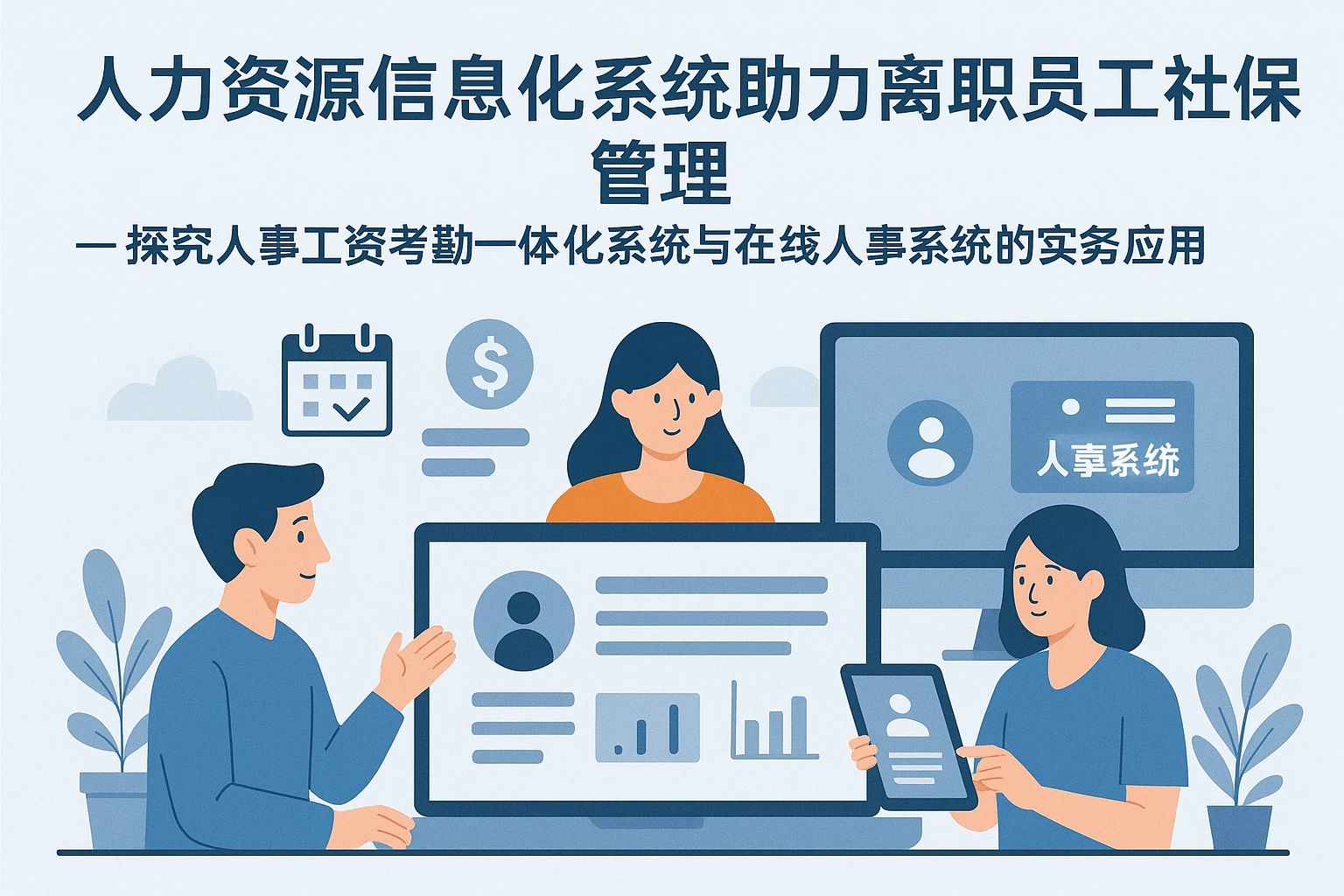 人力资源信息化系统助力离职员工社保管理 —— 探究人事工资考勤一体化系统与在线人事系统的实务应用