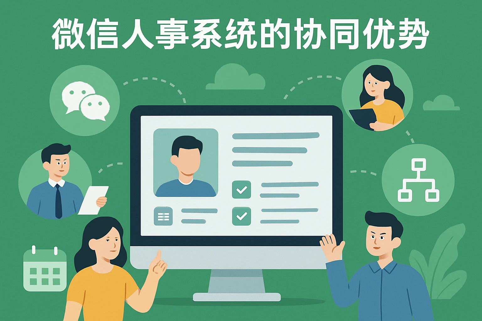 微信人事系统的协同优势