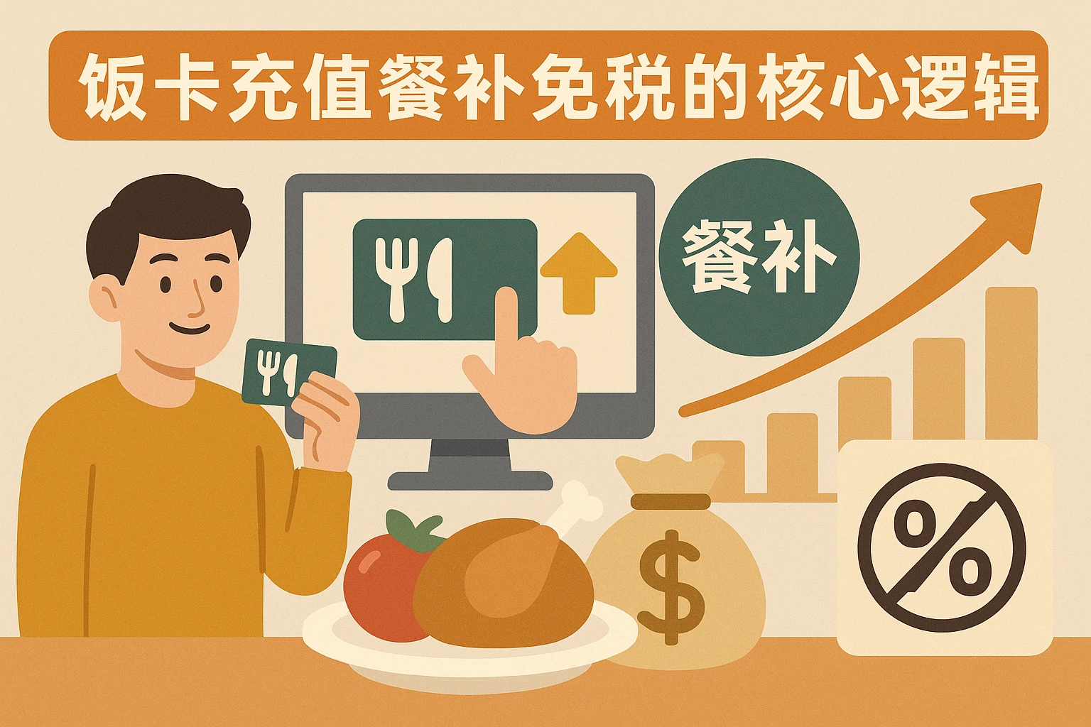 饭卡充值餐补免税的核心逻辑