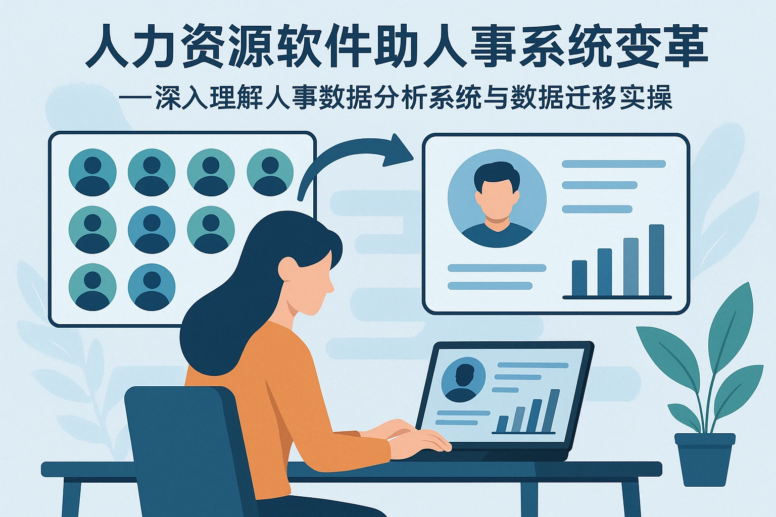 人力资源软件助力人事系统变革——深入理解人事数据分析系统与数据迁移实操