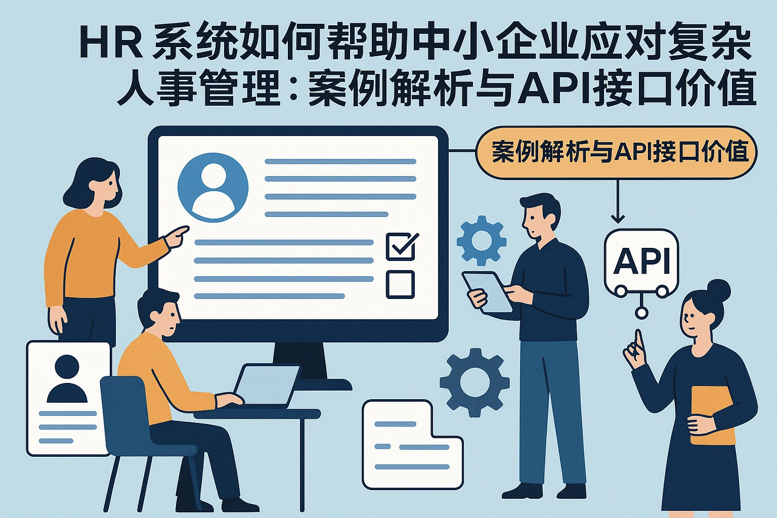 HR系统如何帮助中小企业应对复杂人事管理：案例解析与API接口价值