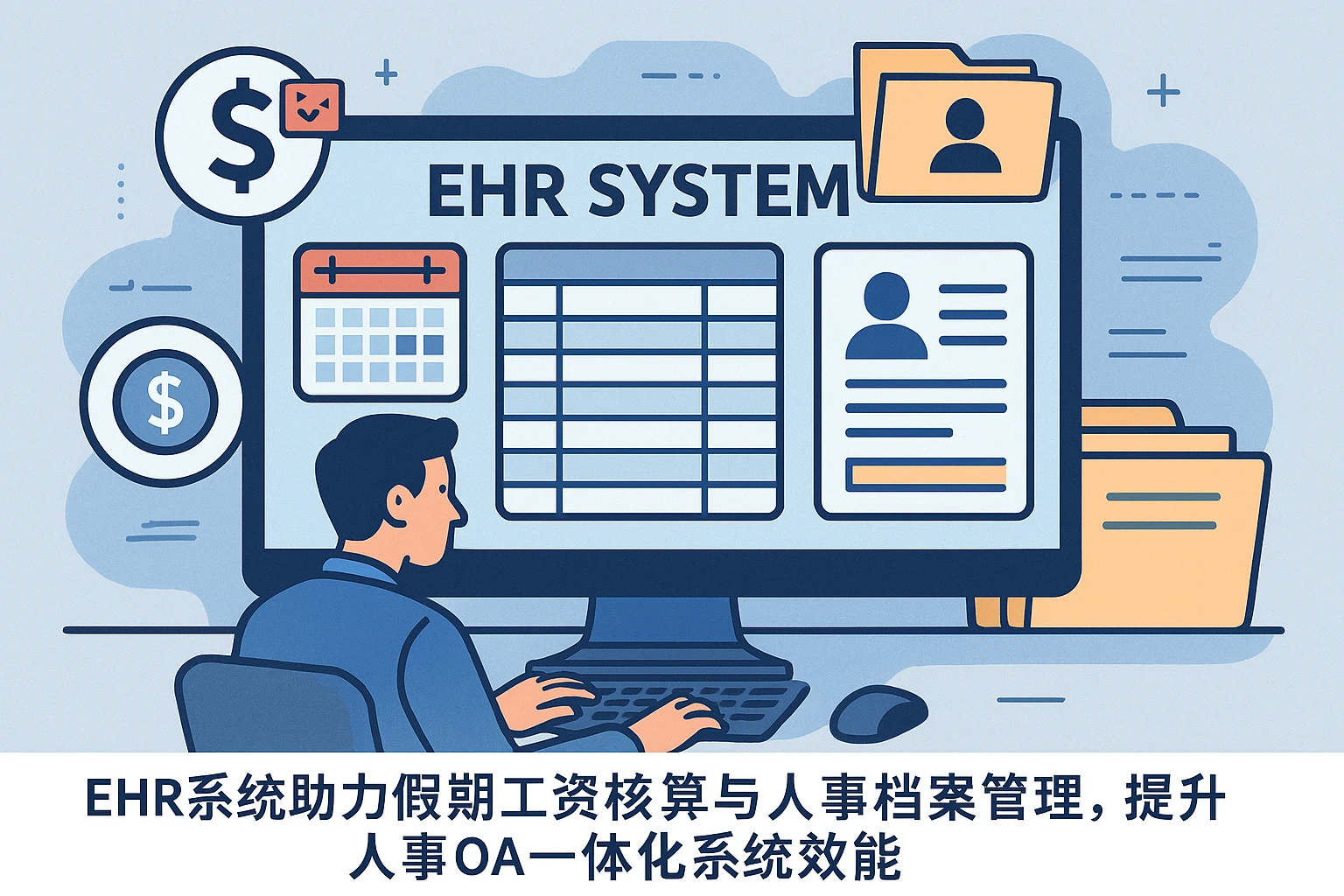 EHR系统助力假期工资核算与人事档案管理，提升人事OA一体化系统效能