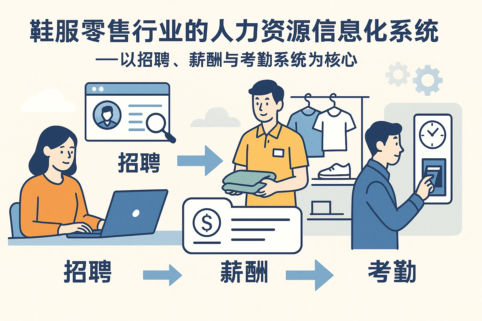 鞋服零售行业的人力资源信息化系统升级之路——以招聘、薪酬与考勤系统为核心