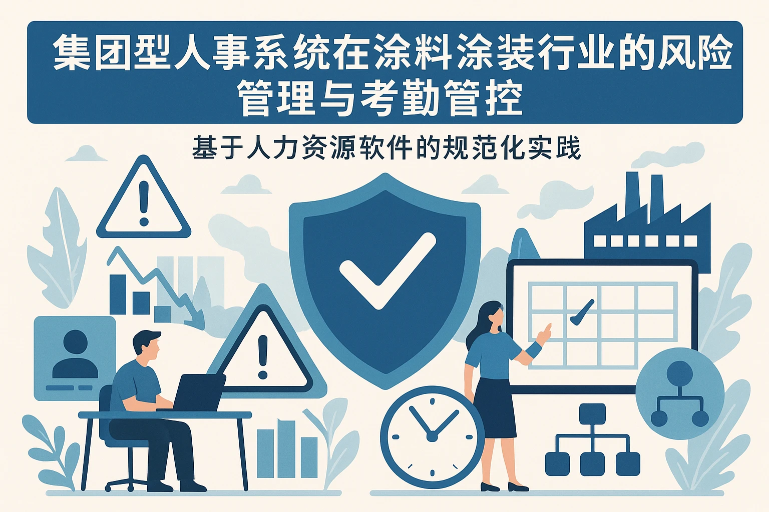 集团型人事系统在涂料涂装行业的风险管理与考勤管控——基于人力资源软件的规范化实践