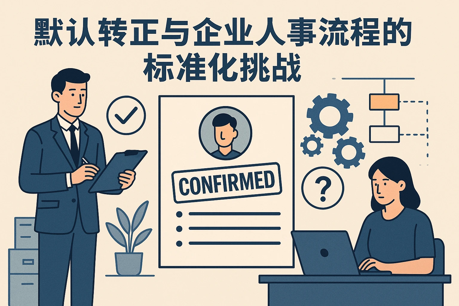 默认转正与企业人事流程的标准化挑战