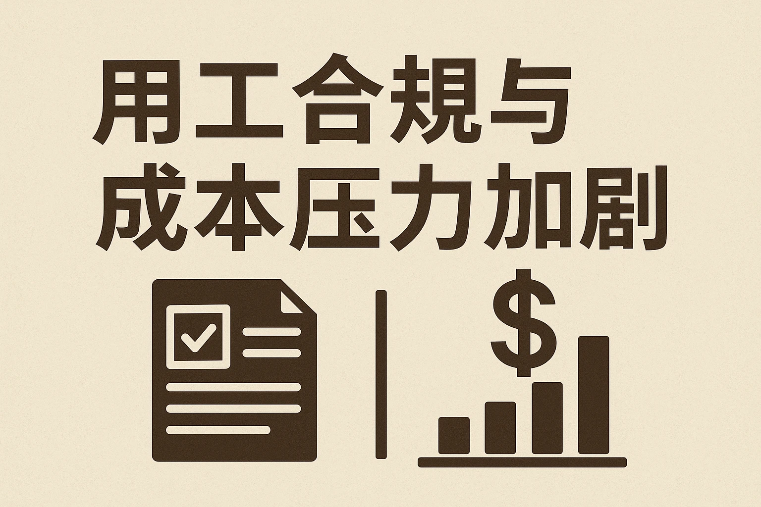 用工合规与成本压力加剧