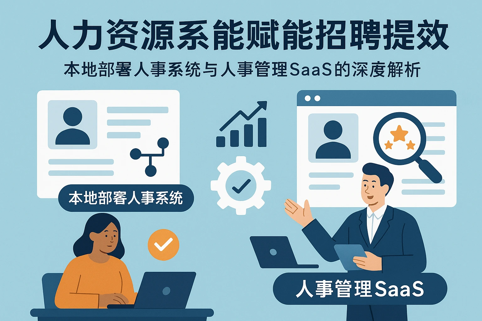 人力资源系统赋能招聘提效：本地部署人事系统与人事管理SaaS的深度解析