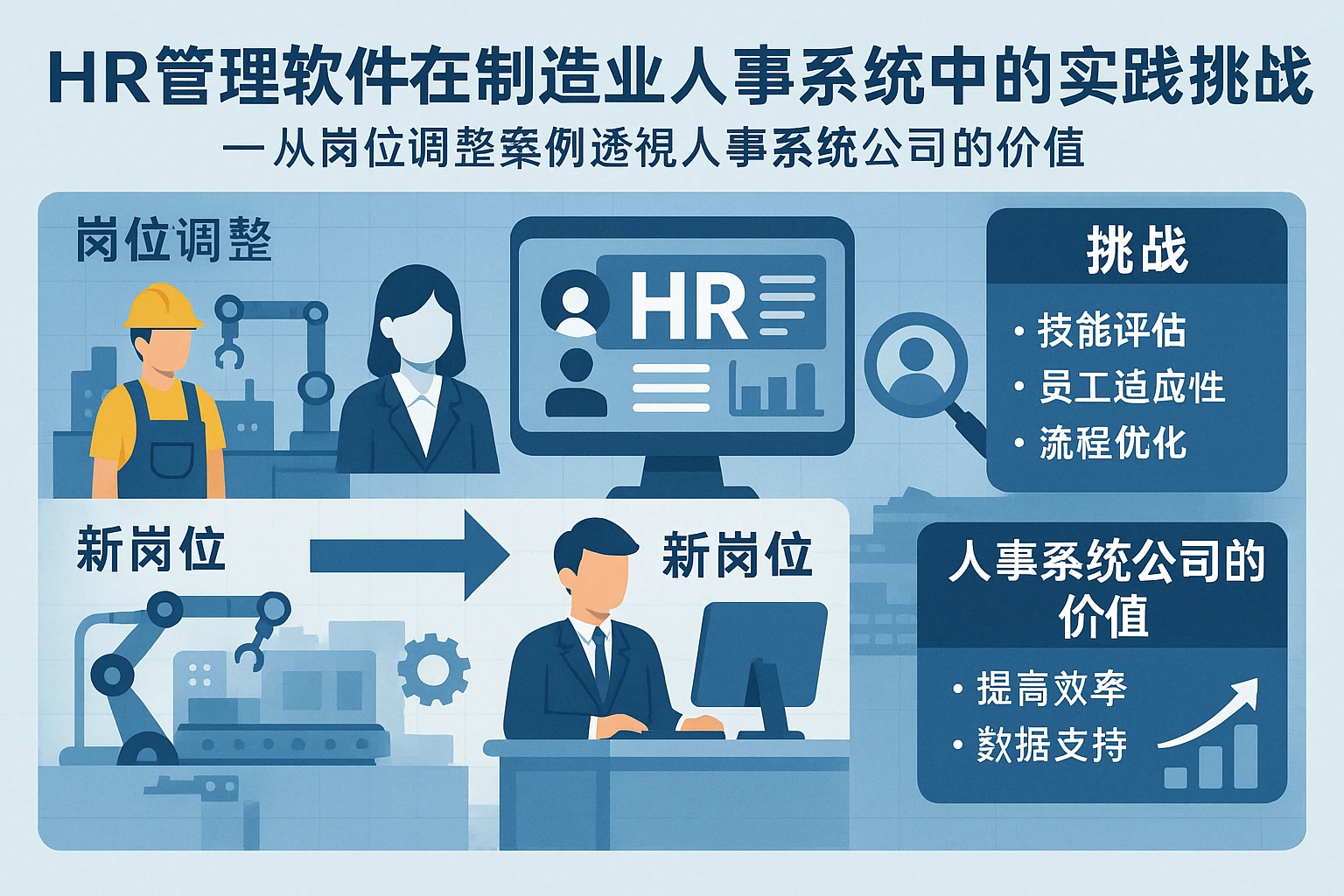 HR管理软件在制造业人事系统中的实践与挑战——从岗位调整案例透视人事系统公司的价值