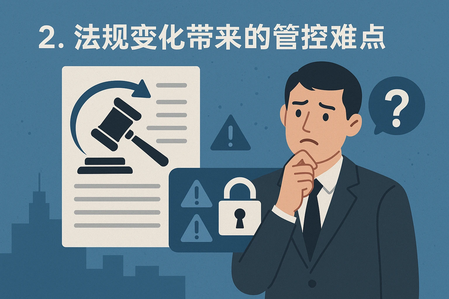 2. 法规变化带来的管控难点