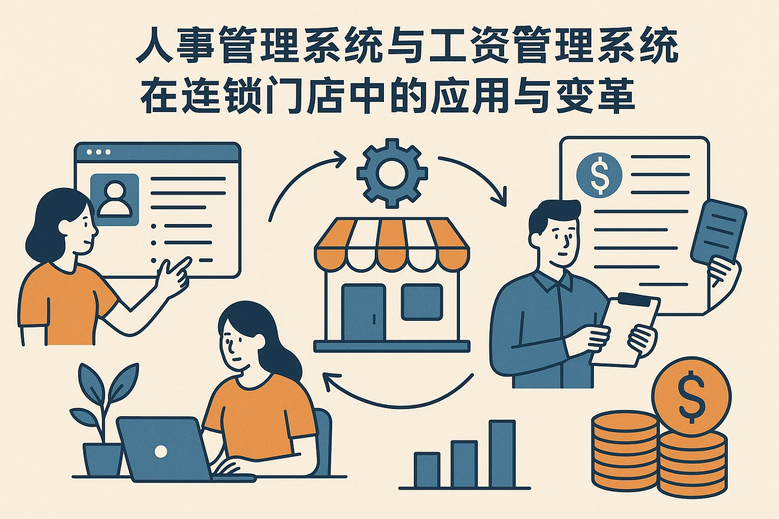 人事管理系统与工资管理系统在连锁门店中的应用与变革