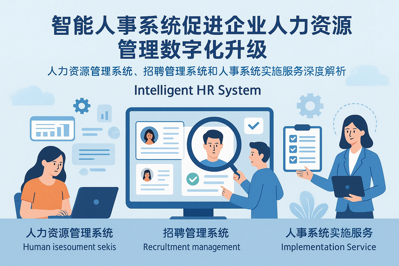 智能人事系统促进企业人力资源管理数字化升级 | 人力资源管理系统、招聘管理系统和人事系统实施服务深度解析