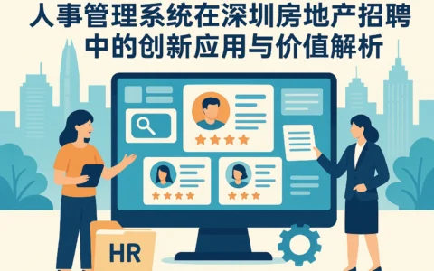 人事管理系统在深圳房地产招聘中的创新应用与价值解析