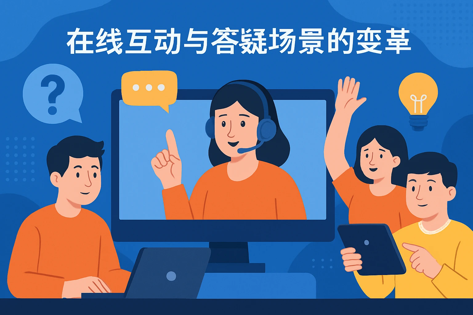 在线互动与答疑场景的变革