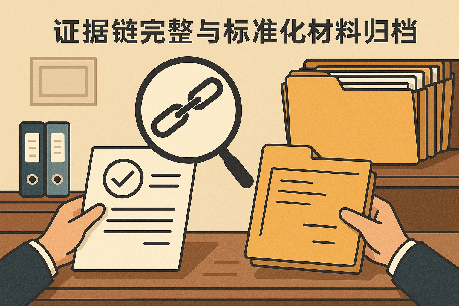 2. 证据链完整与标准化材料归档