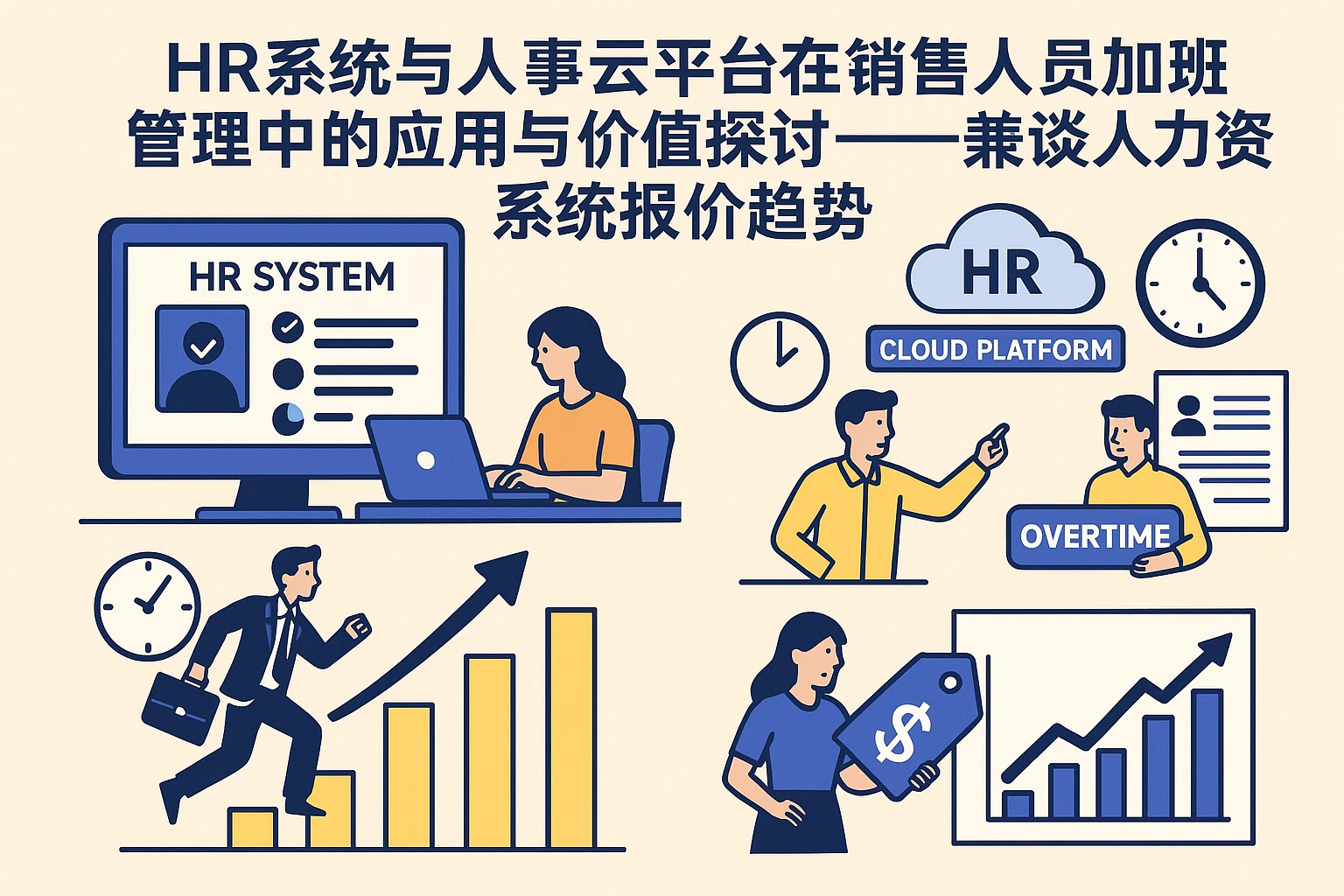 HR系统与人事云平台在销售人员加班管理中的应用与价值探讨——兼谈人力资源系统报价趋势