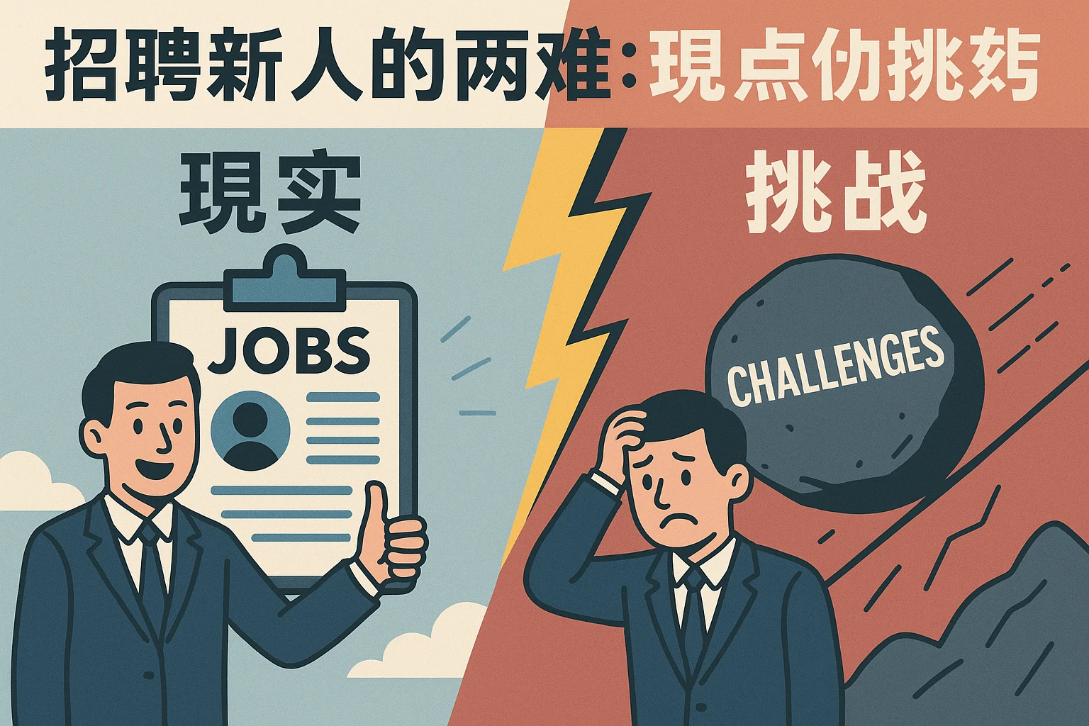 招聘新人的两难：现实与挑战并存