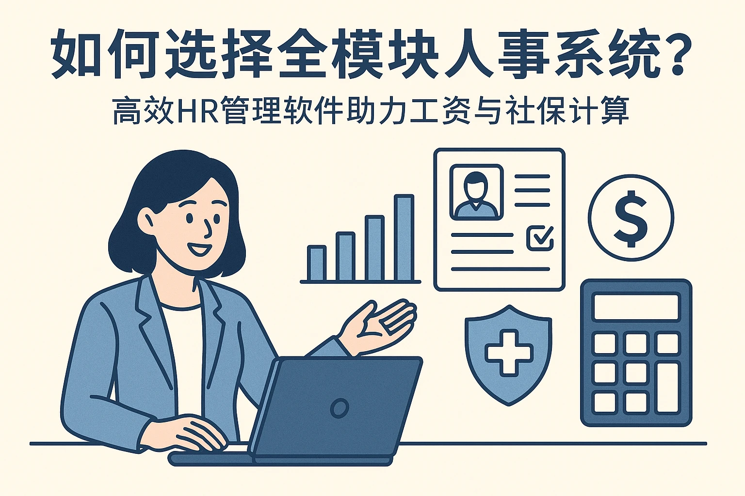 如何选择全模块人事系统？高效HR管理软件助力工资与社保计算