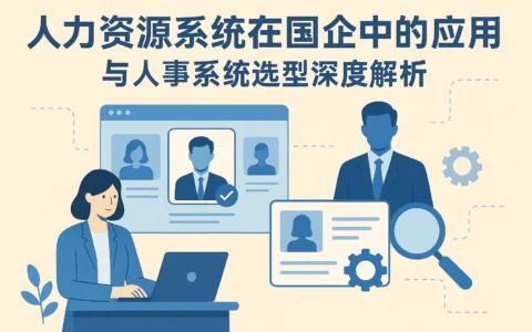 人力资源系统在国企中的应用与人事系统选型深度解析