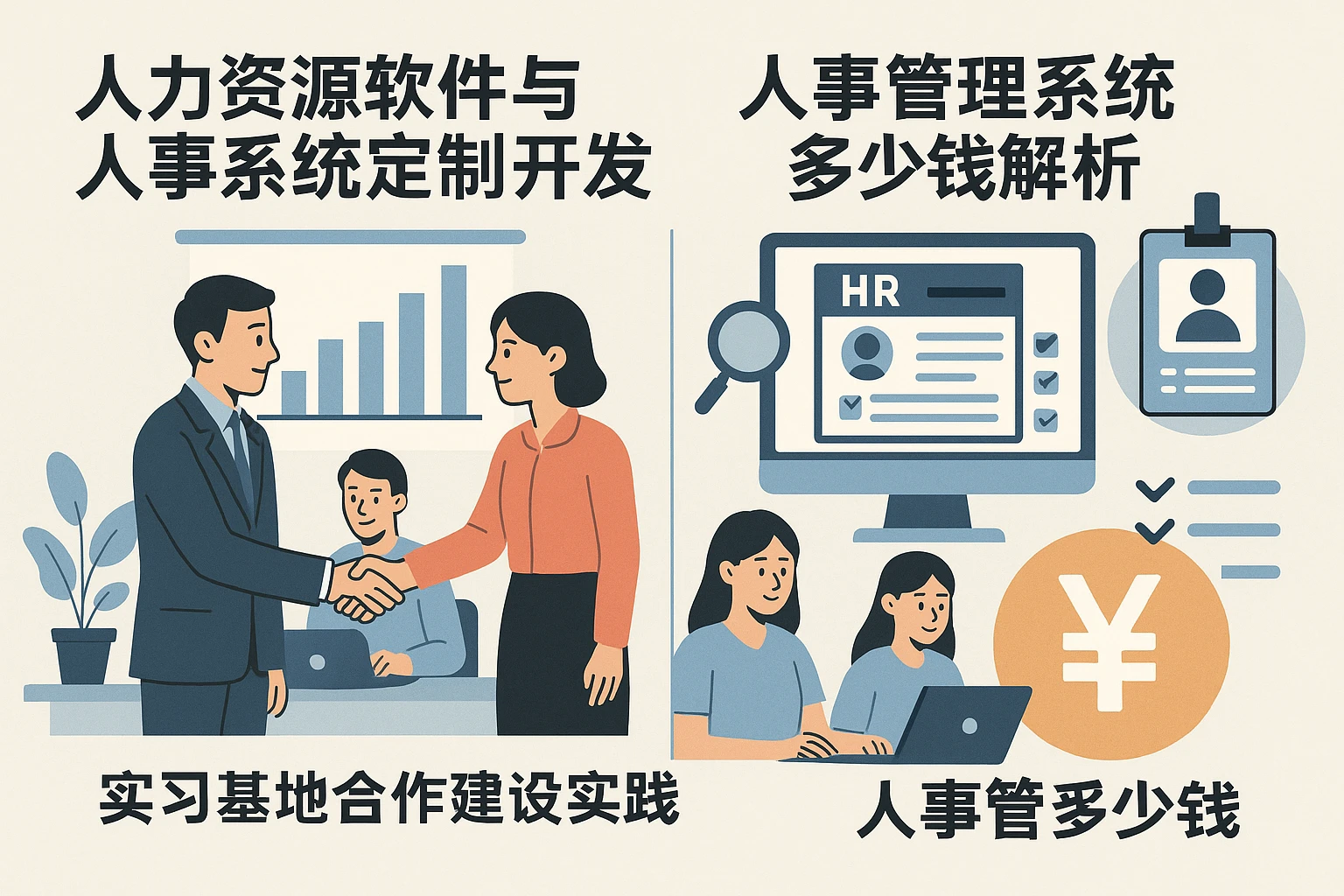 人力资源软件与人事系统定制开发：实习基地合作建设实践与人事管理系统多少钱解析