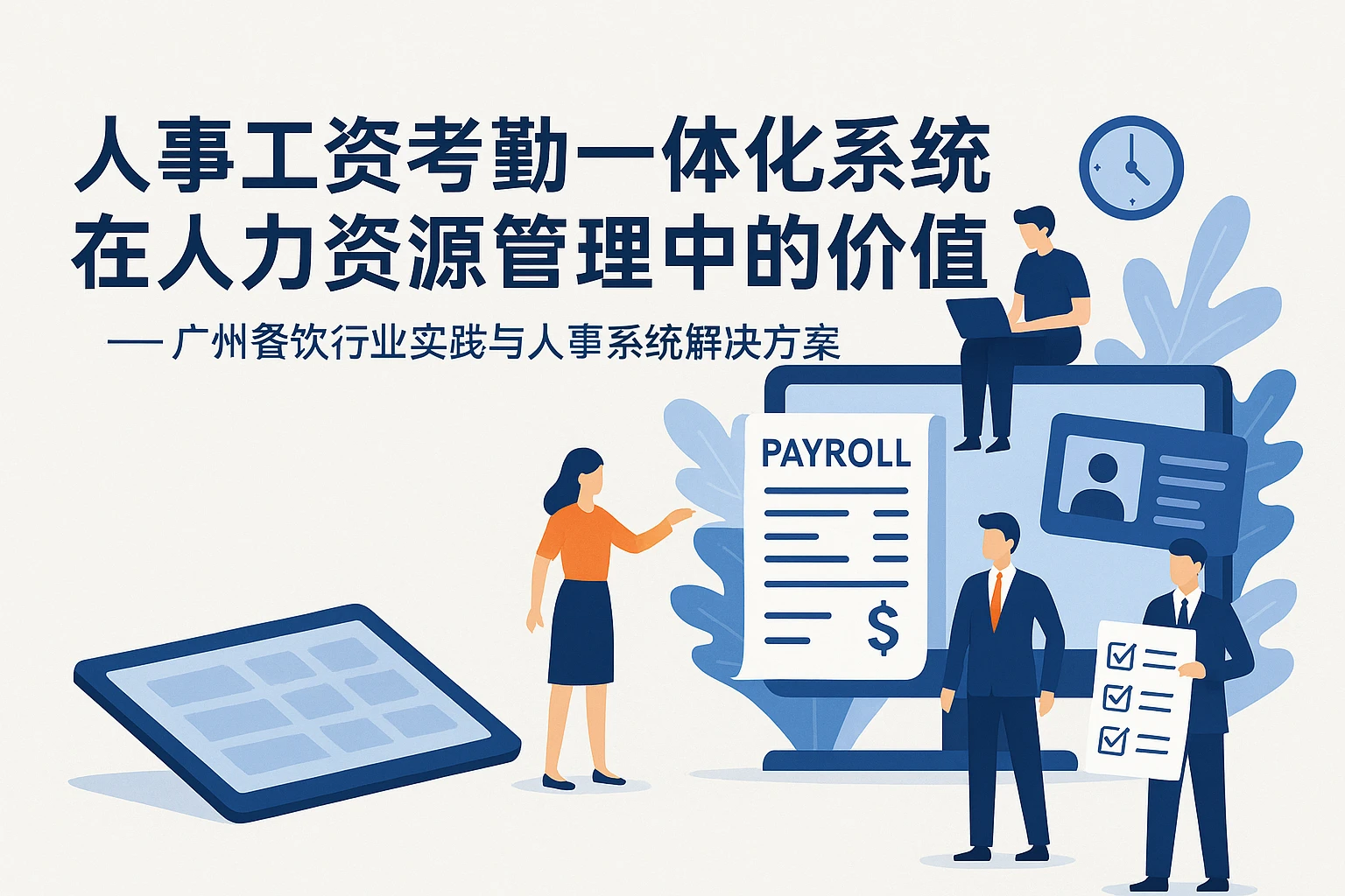 人事工资考勤一体化系统在人力资源管理中的价值 —— 广州餐饮行业实践与人事系统解决方案