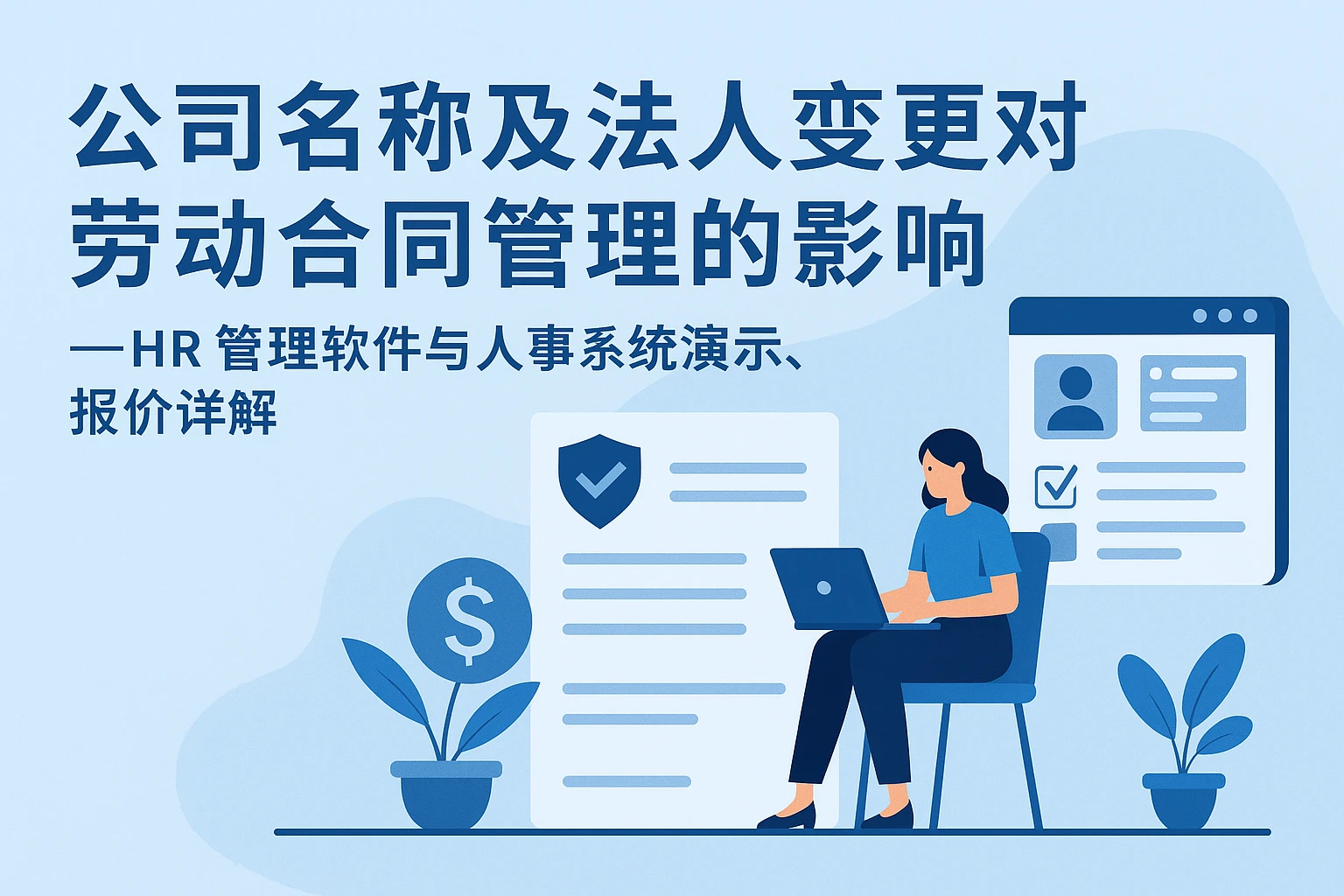 公司名称及法人变更对劳动合同管理的影响—HR管理软件与人事系统演示、报价详解