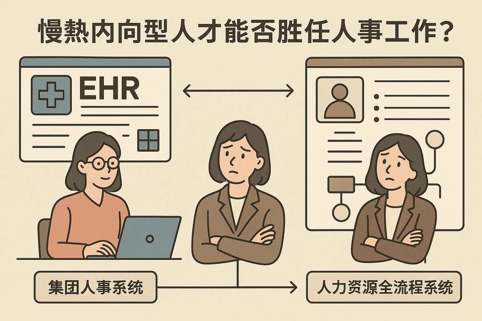 EHR系统下的集团人事系统与人力资源全流程系统：慢热内向型人才能否胜任人事工作？