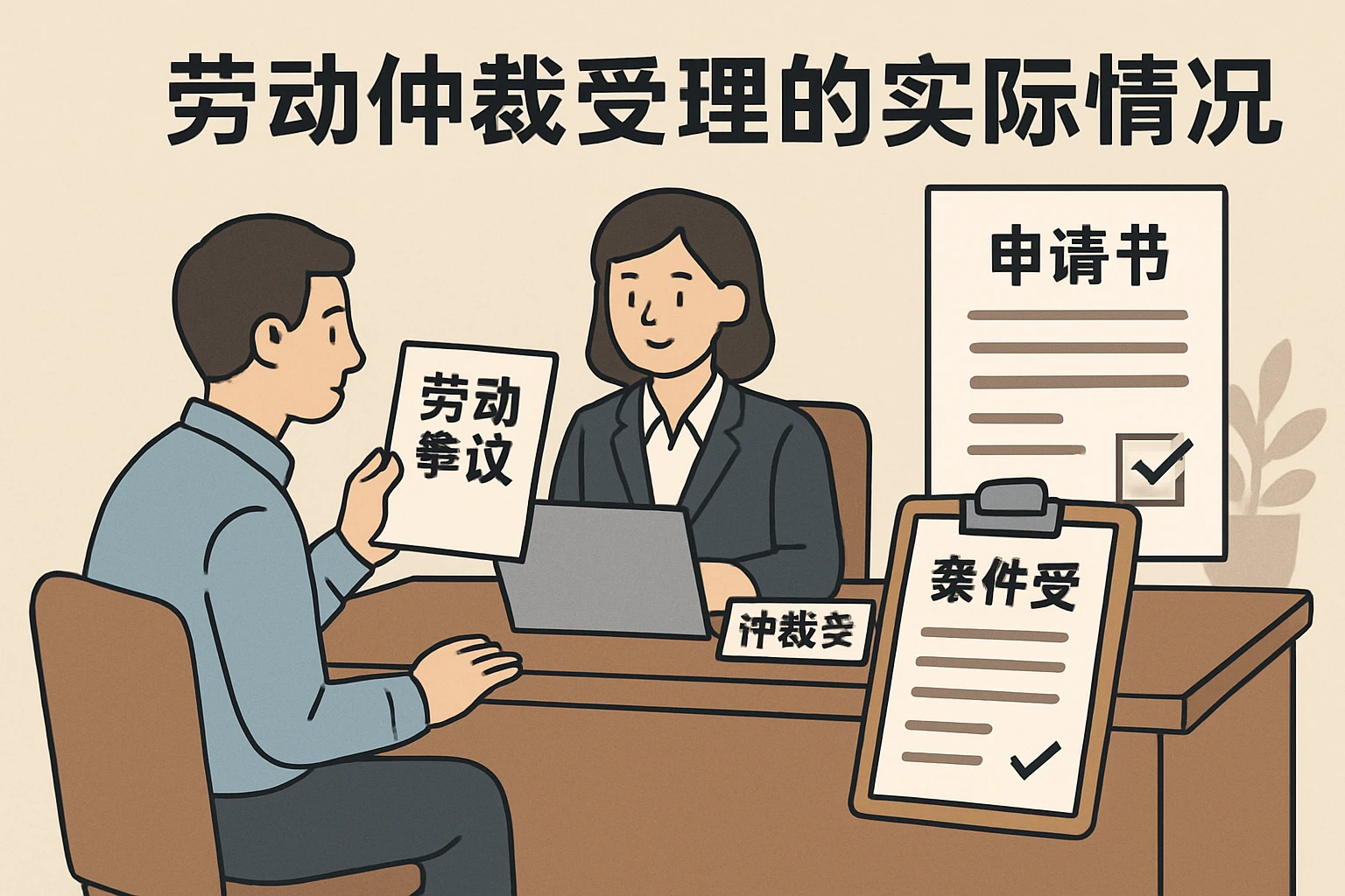 劳动仲裁受理的实际情况