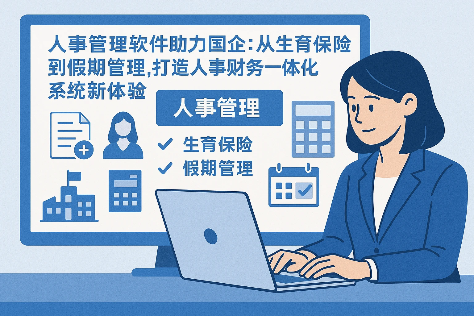 人事管理软件助力国企：从生育保险到假期管理，打造人事财务一体化系统新体验