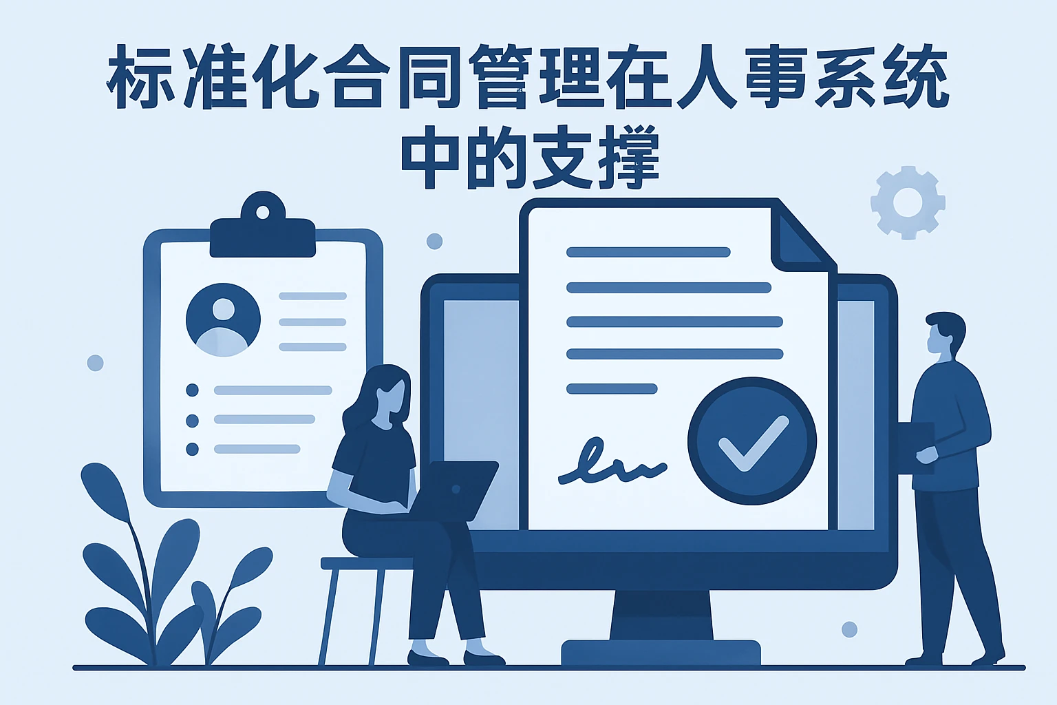 标准化合同管理在人事系统中的支撑