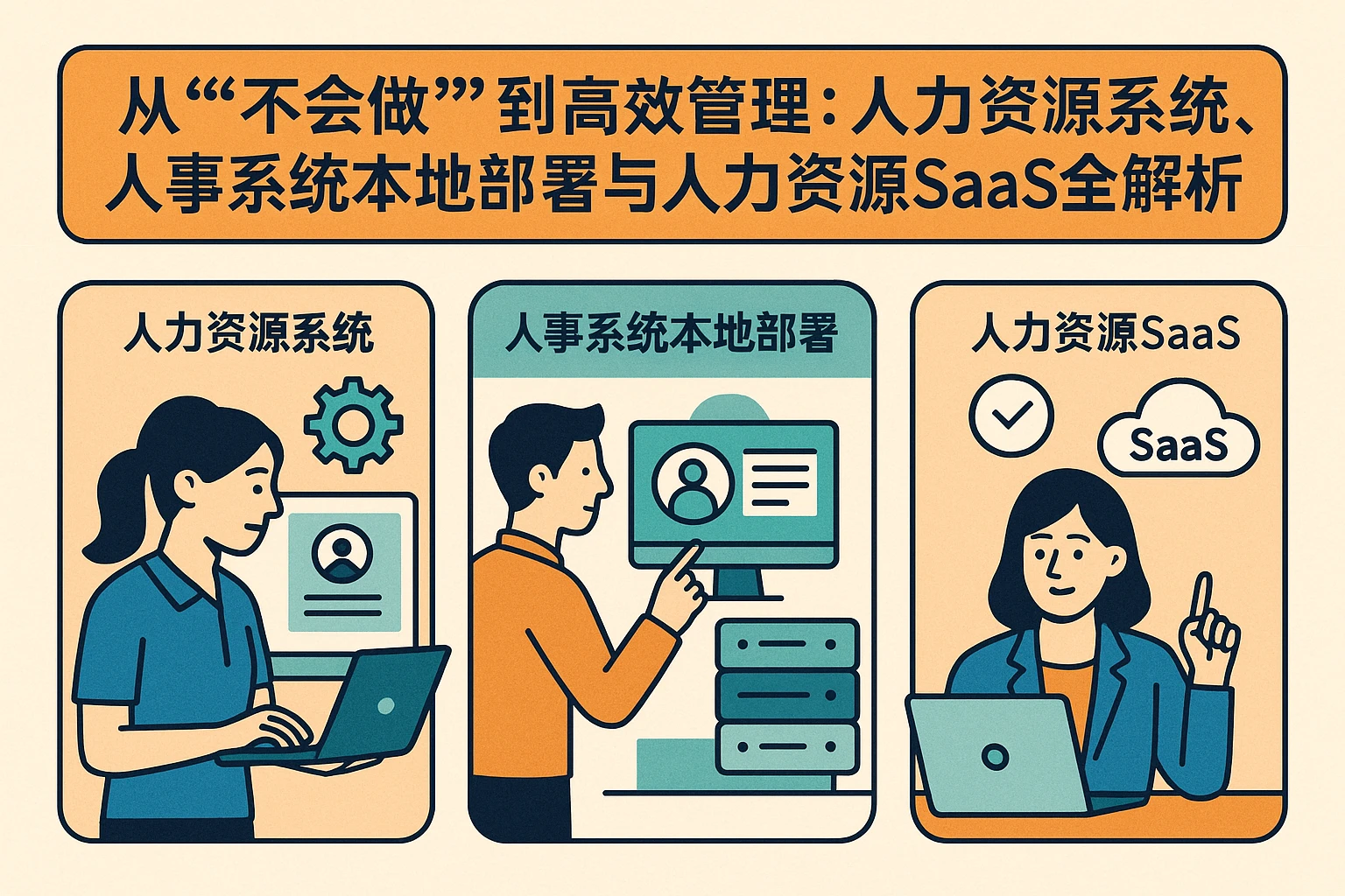 从“不会做”到高效管理：人力资源系统、人事系统本地部署与人力资源SaaS的全方位解析