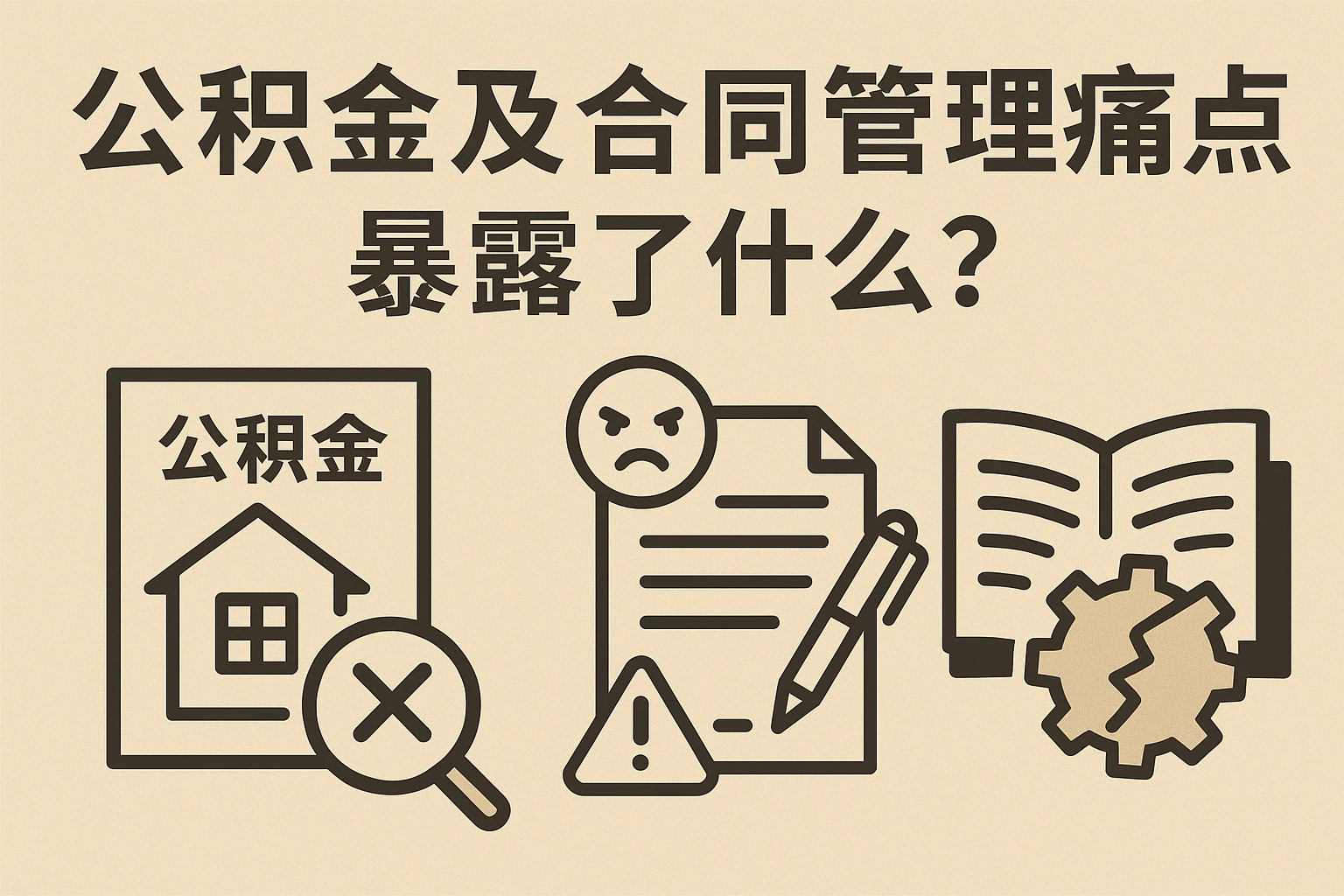 公积金及合同管理痛点暴露了什么？