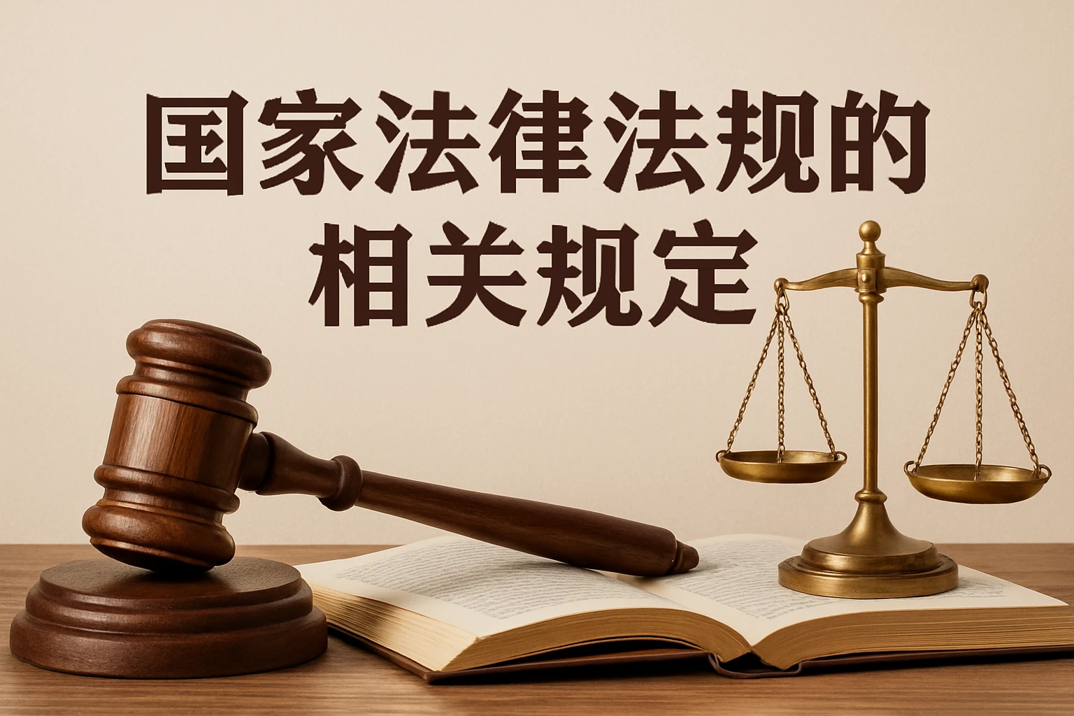 国家法律法规的相关规定