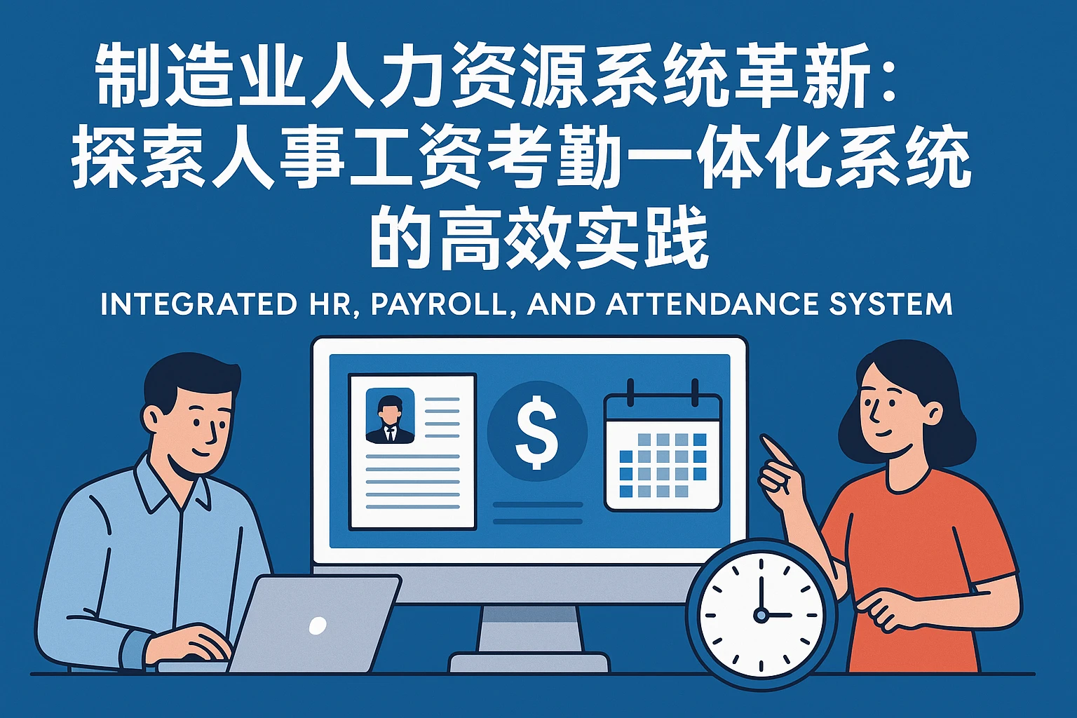 制造业人力资源系统革新：探索人事工资考勤一体化系统的高效实践