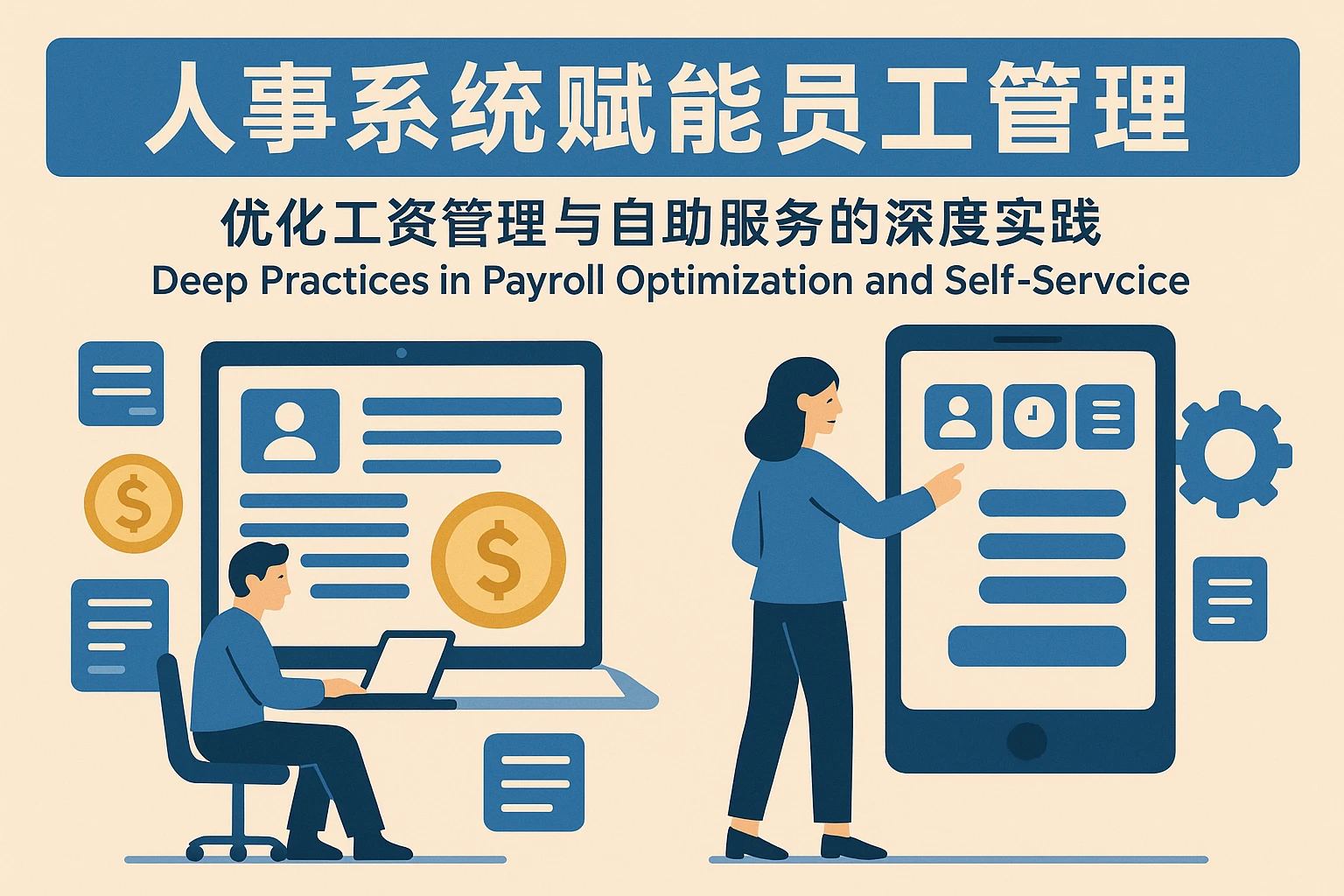 人事系统赋能员工管理：优化工资管理与自助服务的深度实践