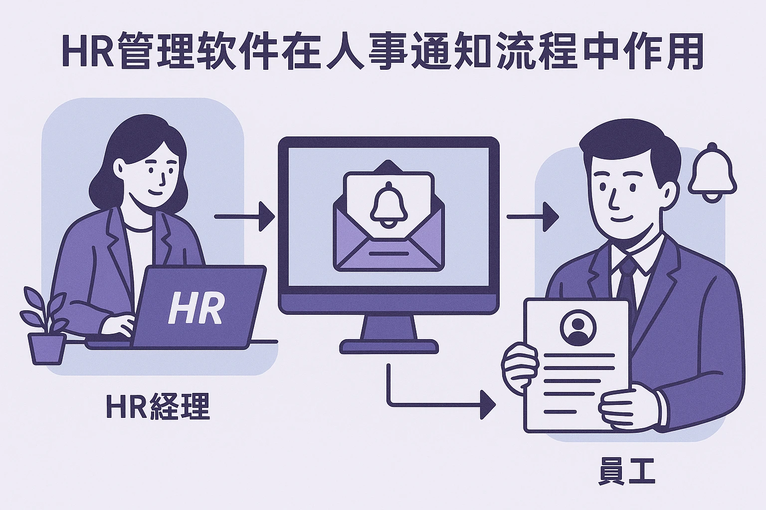 2. HR管理软件在人事通知流程中的作用
