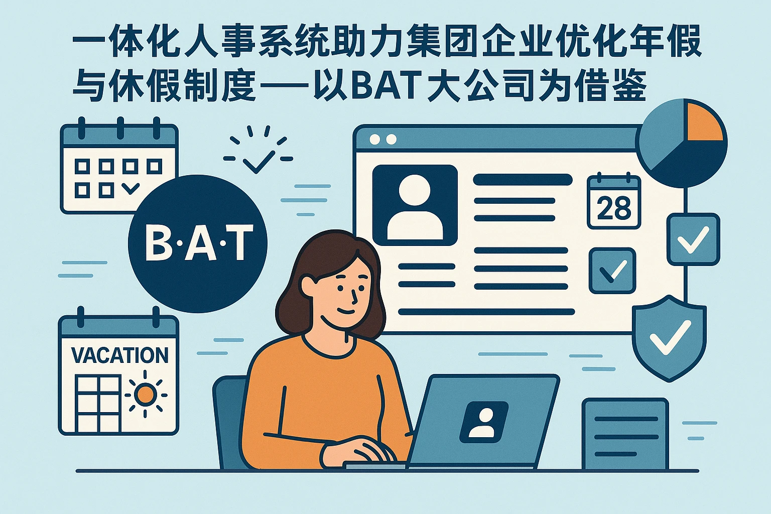 一体化人事系统助力集团企业优化年假与休假制度——以BAT大公司为借鉴