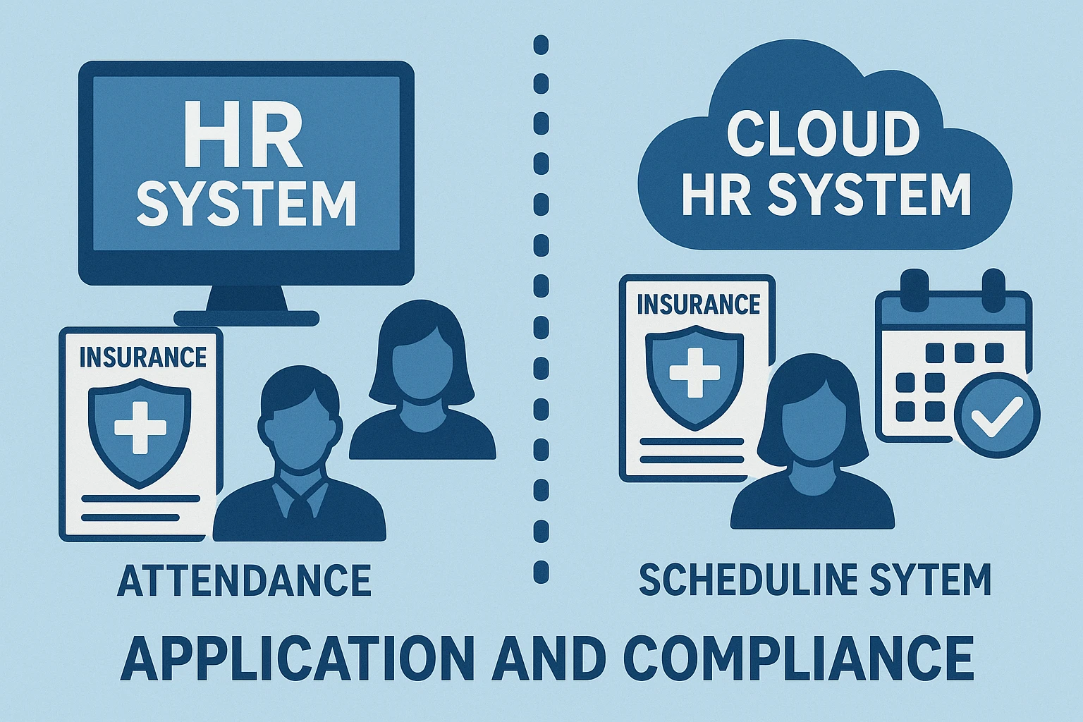 HR系统与云端HR系统在员工保险管理与考勤排班系统中的应用与合规探讨