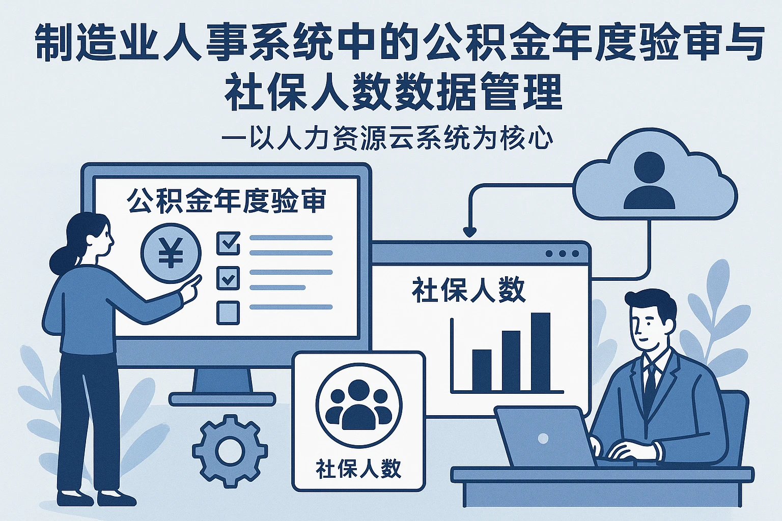 制造业人事系统中的公积金年度验审与社保人数数据管理——以人力资源云系统为核心