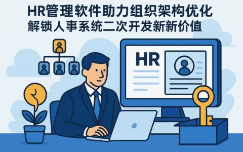 HR管理软件助力组织架构优化：解锁人事系统二次开发的新价值