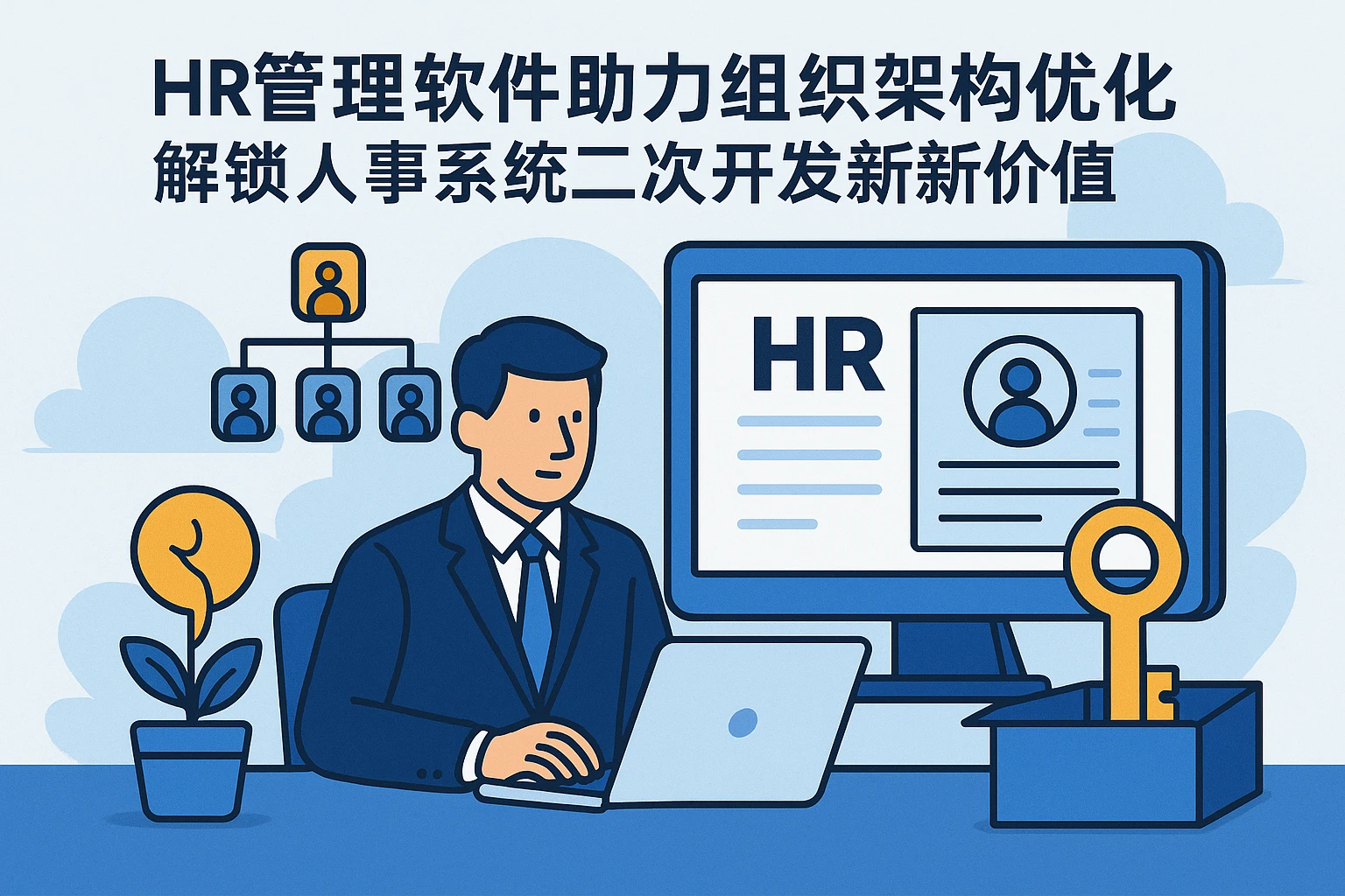 HR管理软件助力组织架构优化：解锁人事系统二次开发的新价值
