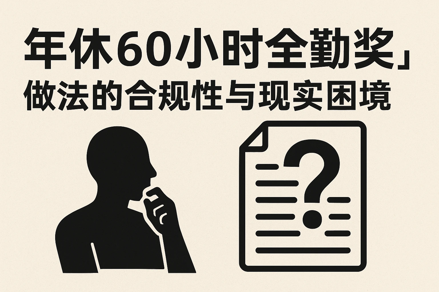 2. “年休60小时全勤奖”做法的合规性与现实困境