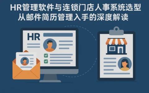 HR管理软件与连锁门店人事系统选型：从邮件简历管理入手的深度解读