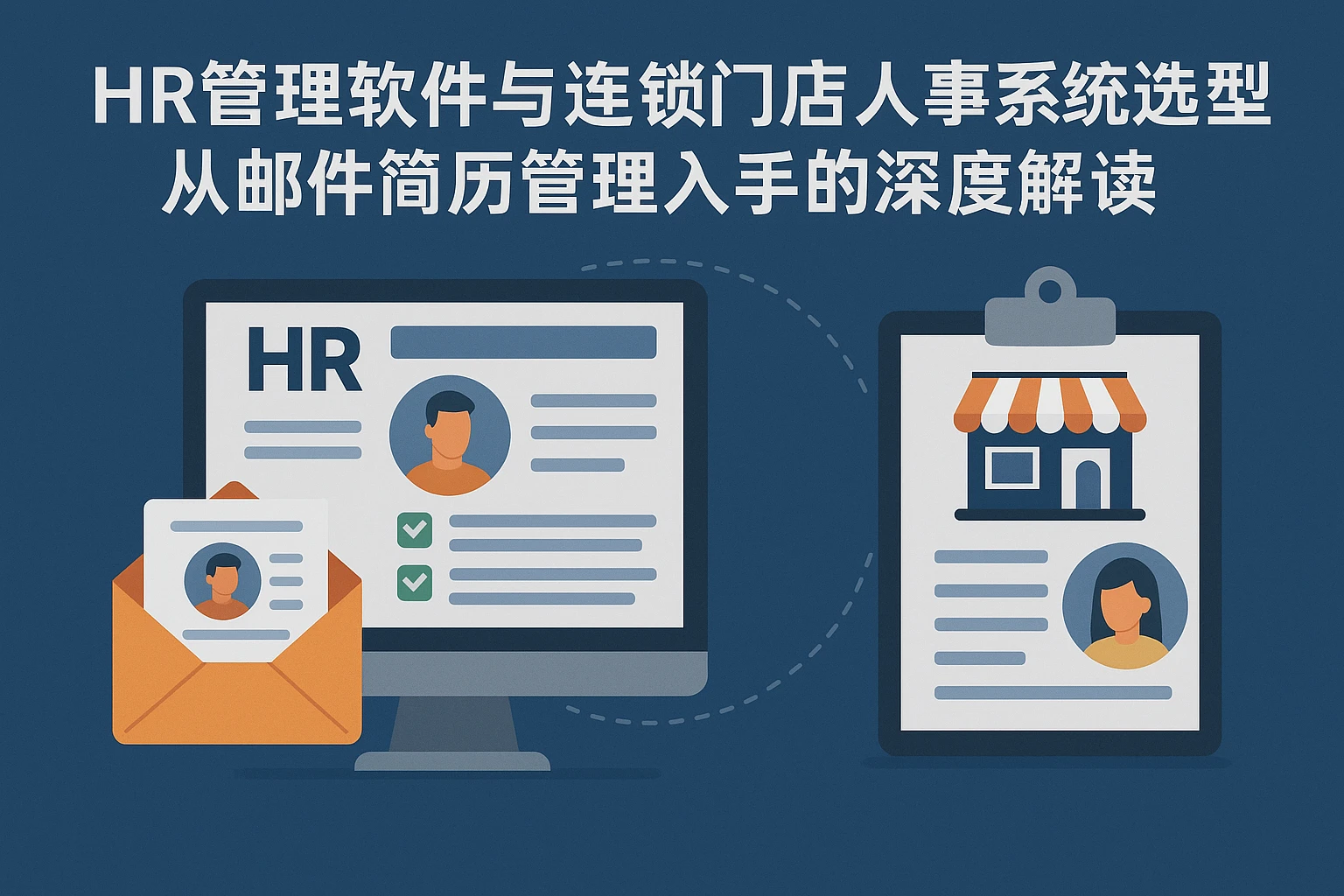 HR管理软件与连锁门店人事系统选型：从邮件简历管理入手的深度解读