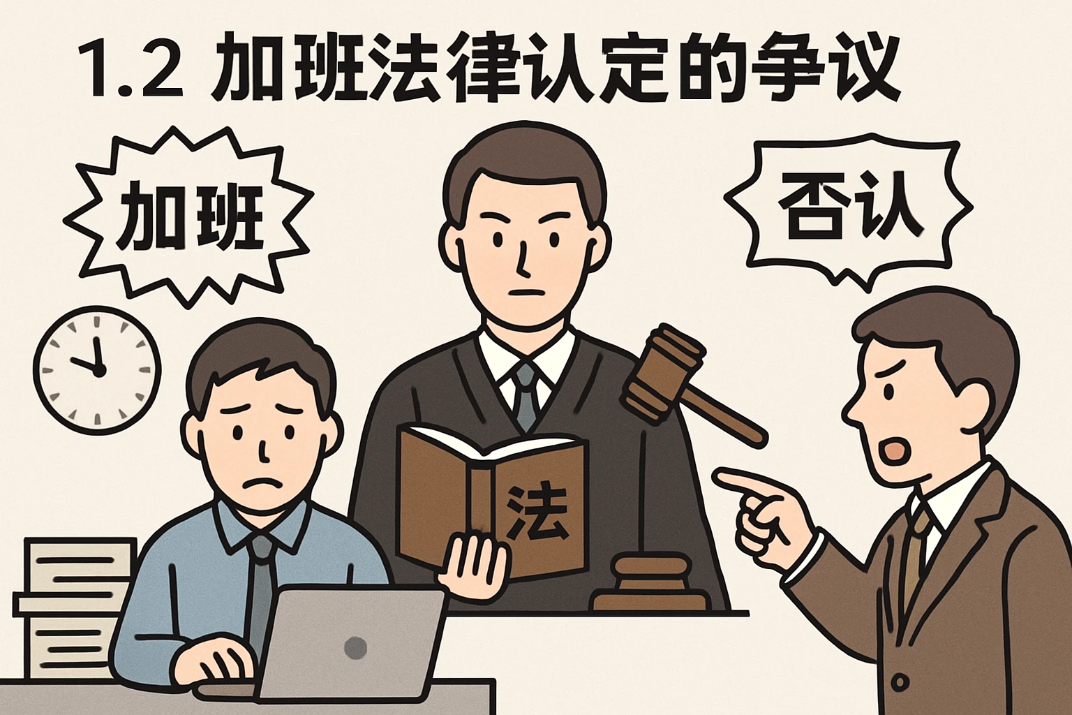1.2 加班法律认定的争议