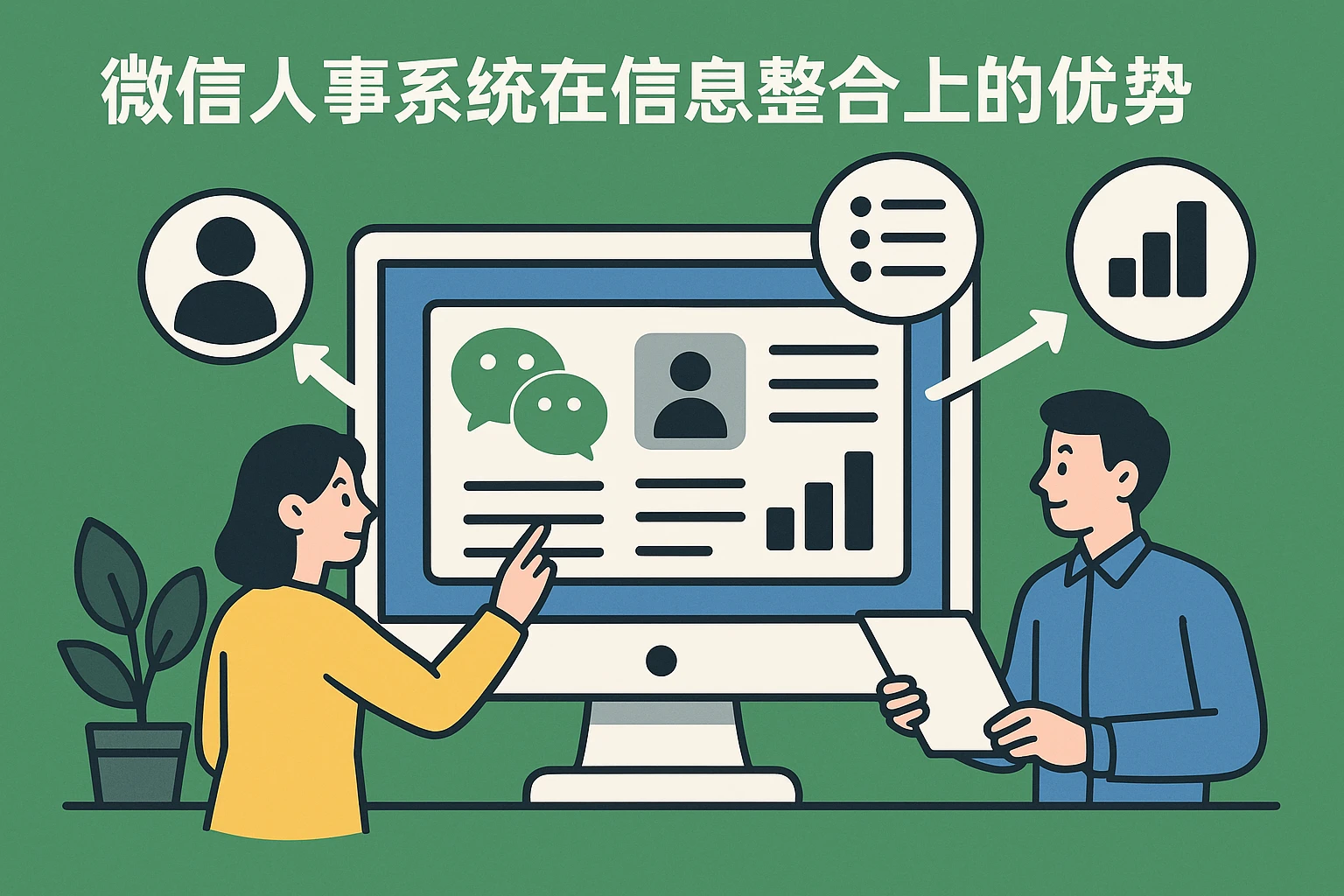 微信人事系统在信息整合上的优势