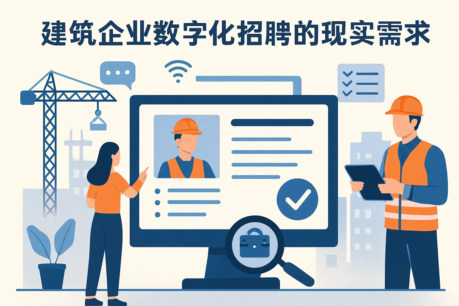 建筑企业数字化招聘的现实需求