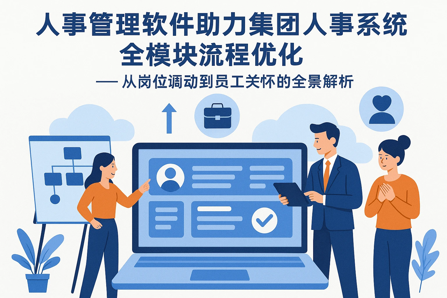 人事管理软件助力集团人事系统全模块流程优化——从岗位调动到员工关怀的全景解析