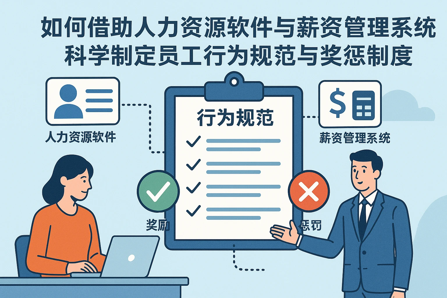 如何借助人力资源软件与薪资管理系统，科学制定员工行为规范与奖惩制度